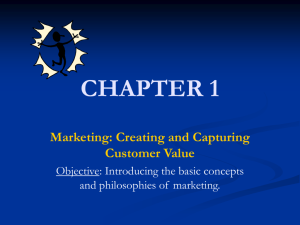 Marketing in a Changing World: Creating Customer Value and