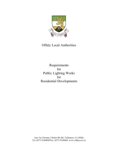 Offaly Local Authorities - Requirements for Public Lighting Works for