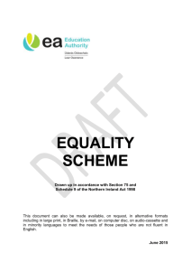 Education Authority Draft Equality Scheme June 2015 [docx / 181KB]