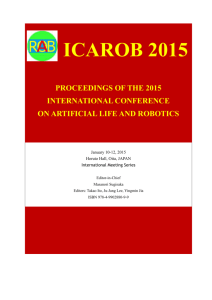 artificial life and robotics (icarob 2015)