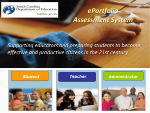 2010 Overview of ePortfolio - Dillon School District Two