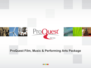 Film Music Performing Arts Package Powerpoint presentation