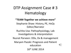 Hematology Case 3_2014 Group F wNarration