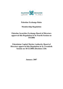 Membership Regulation