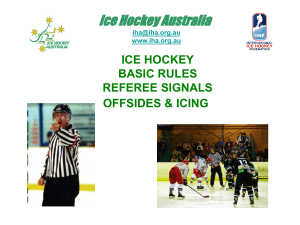 Ice Hockey Basic Rules Powerpoint