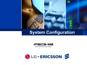 01) System Configuration (iPECS