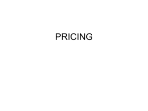 PRICING