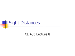 08 Stopping Sight Distance