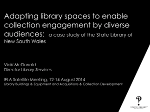 Adapting library spaces to enable collection engagement by diverse