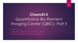 Chem415 Part 2 (04/13/15) - Quantitative Bio