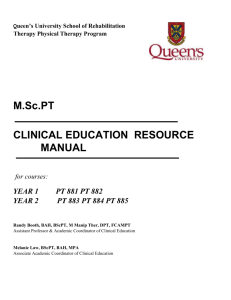 Clinical Education Resource Manual 2015-2016