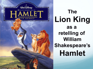 Hamlet Lion King - Somerset Academy