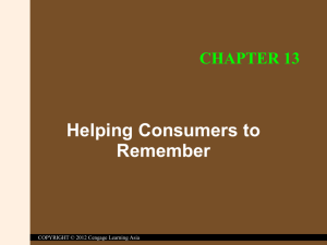 How Companies Can Help Consumers to Remember