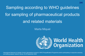 Template ppt presentation - World Health Organization