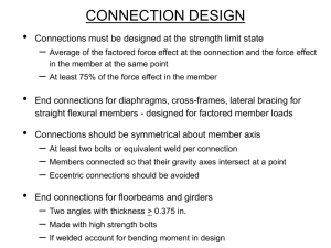 Lecture on Connection Design