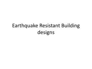 Earthquake Resistant Desig