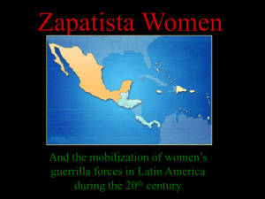 Zapatista Women - Capital Social Sul
