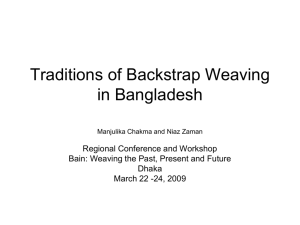 The Traditions of Backstrap Weaving 21 March ed