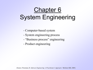 Chapter 6 - System Engineering