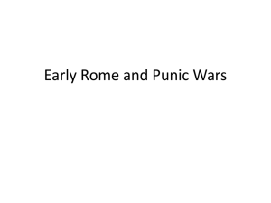 Early Rome and Punic Wars
