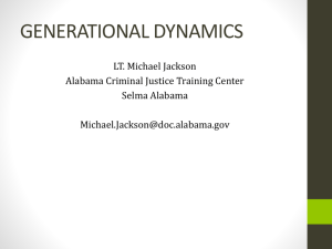 MJackson - Generatioinal Dynamics