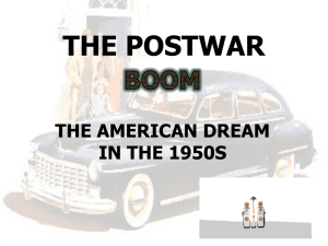 the postwar boom