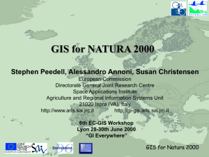 GIS for Natura 2000 – Managing Europe's Nature Conservation Sites