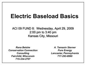 Baseload Basics