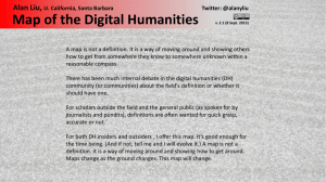 Map of Digital Humanities