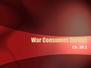 War Consumes Europe - mrs