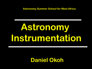 File - Astronomy Summer School/Workshop for West Africa