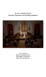 st. leo's catholic church marriage preparation and wedding guidelines