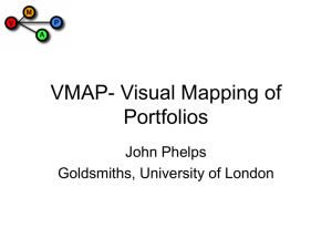 Initial VMAP Presentation - VMAP Visual Mapping of Portfolios