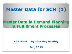 2. SCM Master Data