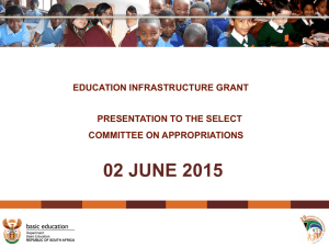Educational Infrastructure Grant