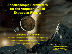 ROTHMAN, Spectroscopic Parameters for the Atmospheres of