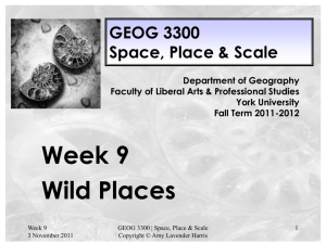 GEOG 3300 Week 9 lecture slides 2011