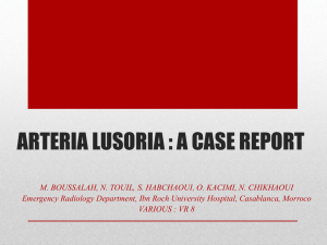 ARTERIA LUSORIA : A CASE REPORT