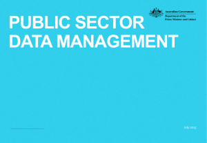 Public Sector Data Management Project