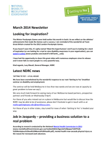 Employer newsletter March 2014