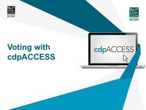 What is cdpACCESS?