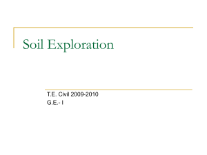 Soil Exploration Part I