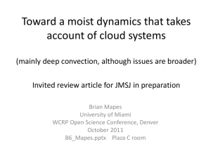 Toward a moist dynamics that takes account of cloud systems or Net