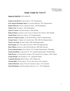 Study Guide for Test #3