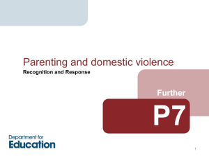 P7: parenting and domestic violence