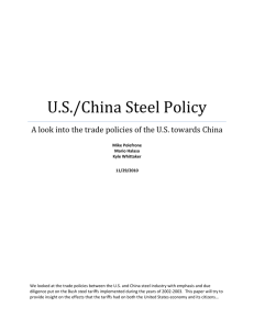 US/China Steel Policy (MS Word format)