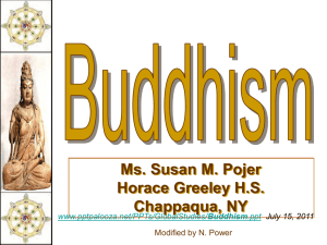 Buddhism - College of the Holy Cross