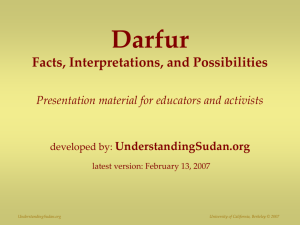 ppt - Understanding Sudan