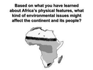 Environmental Issues in Africa ppt