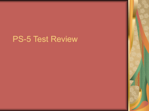 PS-5 Test Review - Purdyphysicalscience